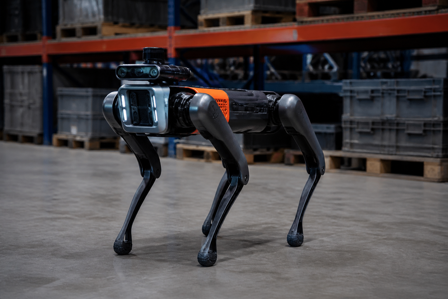 หุ่นยนต์สี่ขา Quadruped Robot ลาดตระเวน